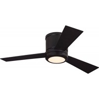 Monte Carlo 3CLYR42OZD  Clarity II Flush Mount 42" Oil Rubbed Bronze Ceiling Fan with LED Light and Remote - B00I2VZIU6